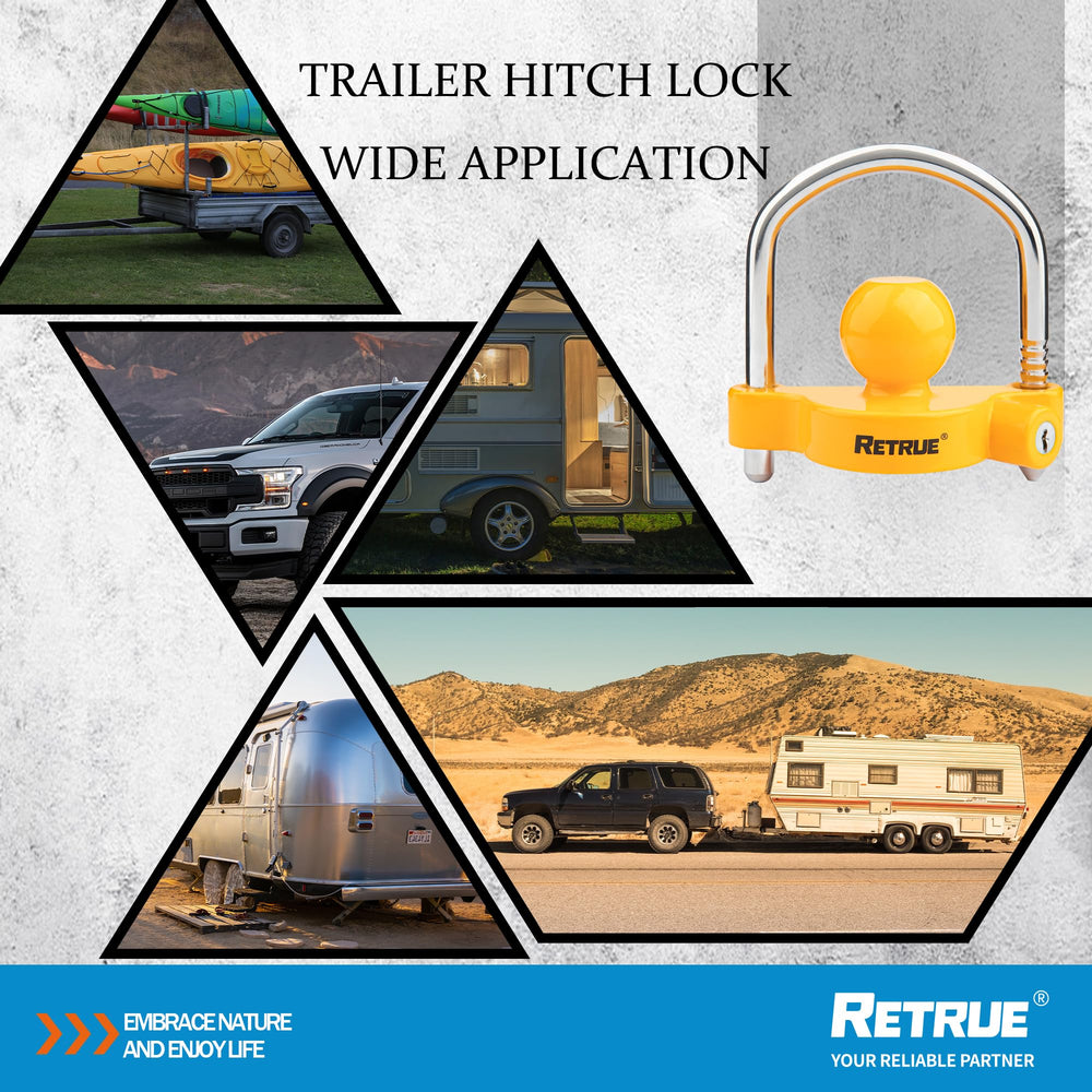 RETRUE enhanced lock cylinder provides tougher key operation for daily use.