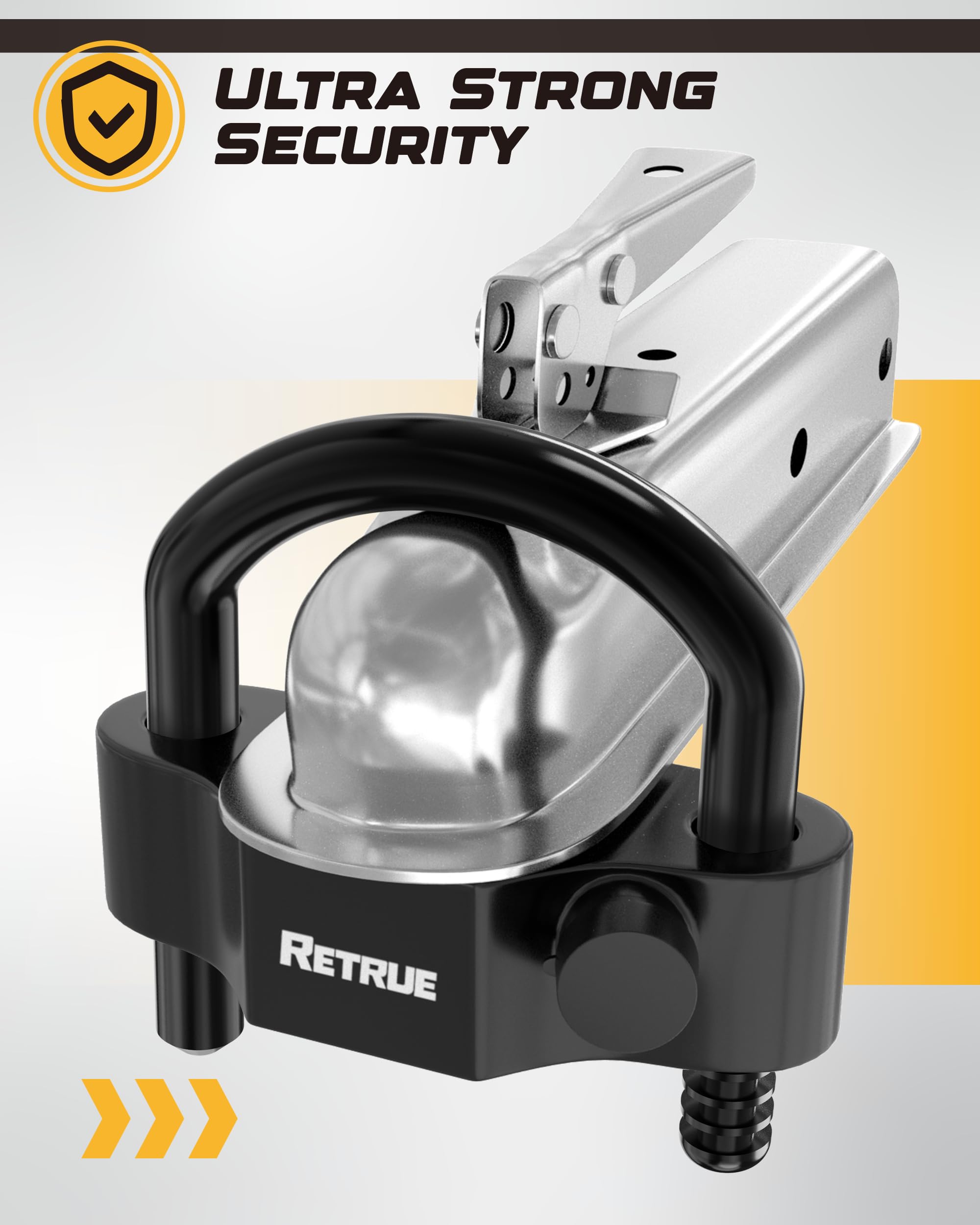 RETRUE upgraded lock cylinder with thicker keys for reliability.