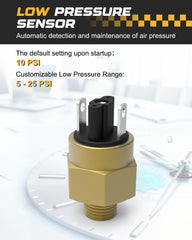 RETRUE wireless remote for external pressure monitoring and control.