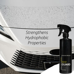 Rev Auto Project Mono PPF Guard water-beading on film signifies improved hydrophobic performance