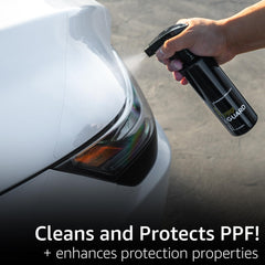 Rev Auto Project Mono PPF Guard wipe demonstrates quick, streak-free cleaning for protected film