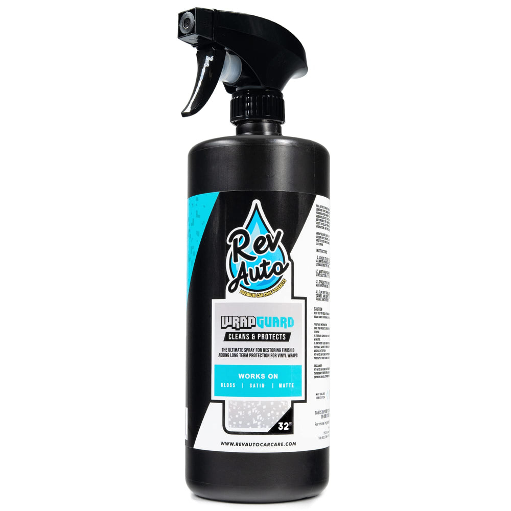 Rev Auto Wrap Guard bottle pour for easy vinyl wrap application.