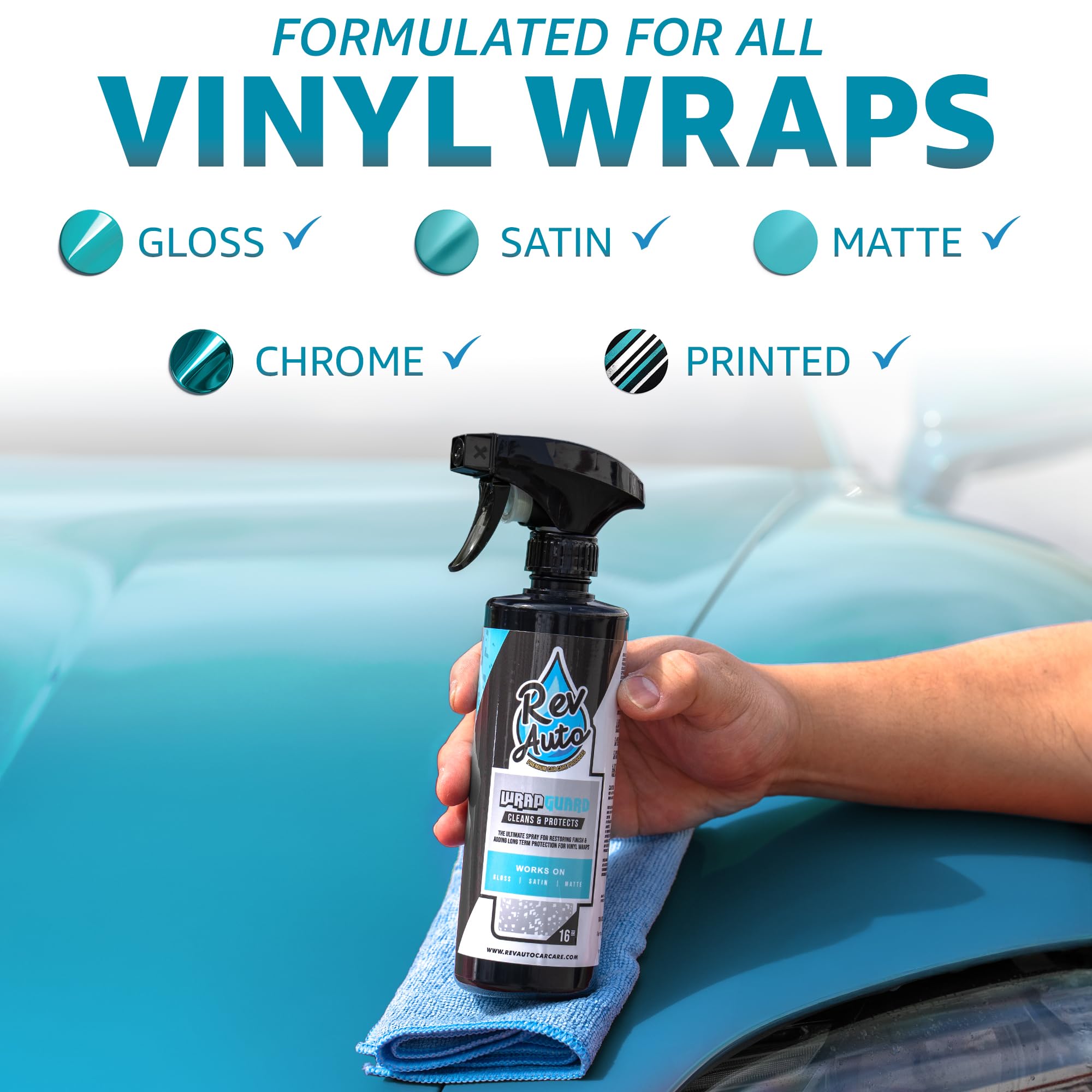 Rev Auto Wrap Guard protects vinyl wraps to extend lifespan against wear
