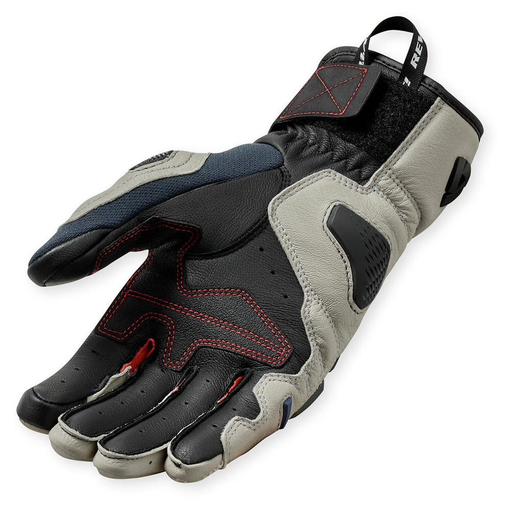 REV'IT! Sand 5 gloves feature a short cuff and wrist protection for a secure fit.
