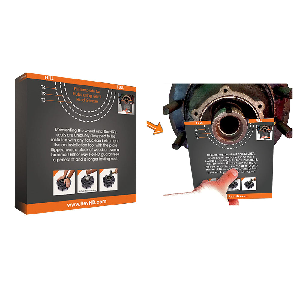 REVHD RM-T03 seal packaging box shows ready-to-install packaging