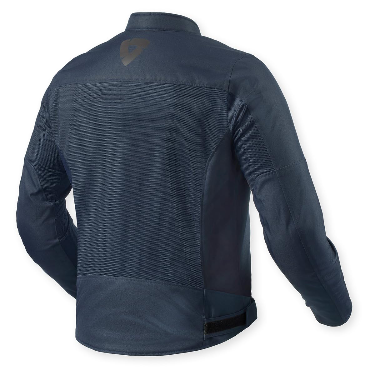 REV'IT! Eclipse 2 mesh jacket back view shows prep for SEESOFT back protector and ventilation