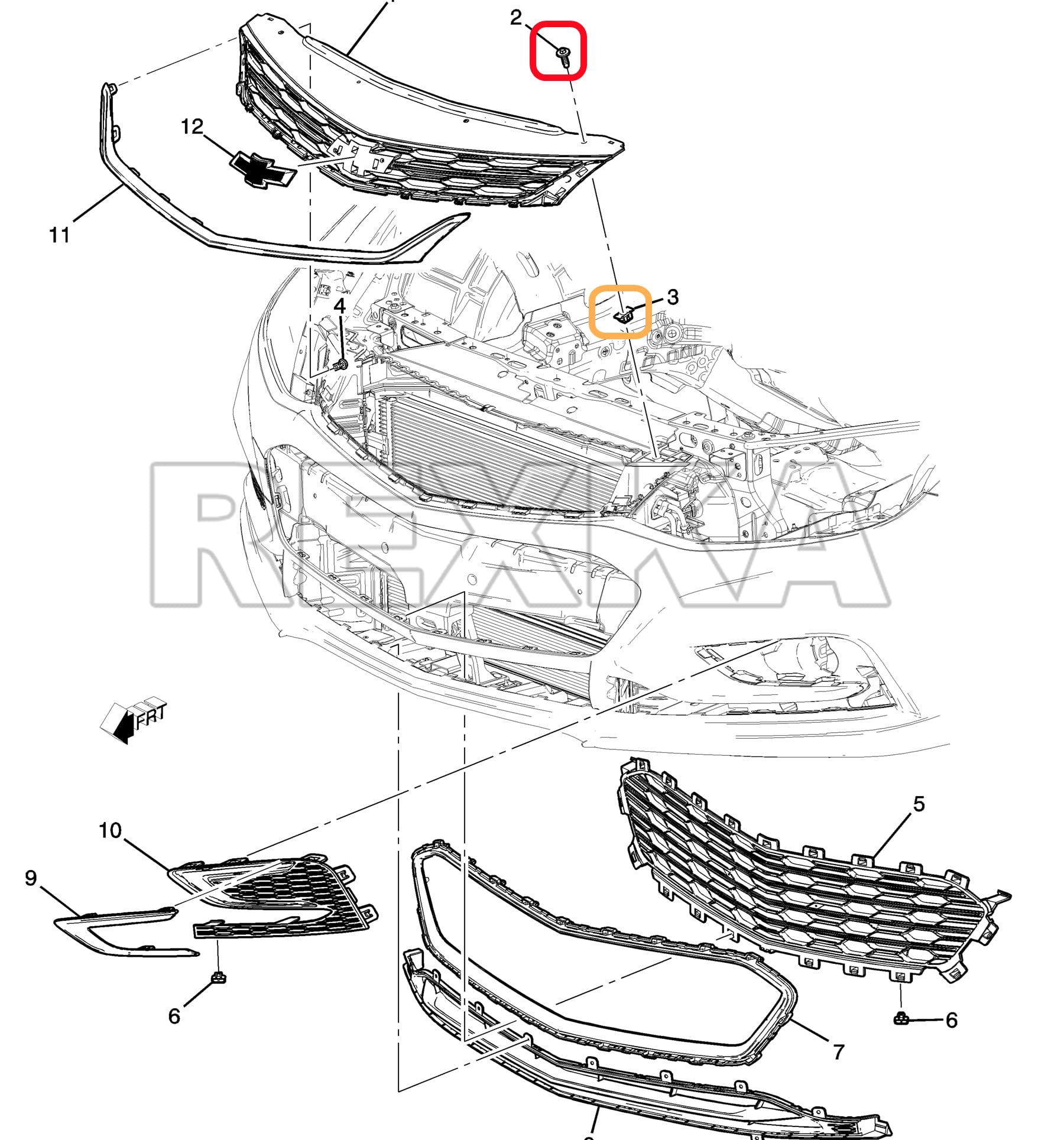 Rexka 15pcs screws and U-nuts kit for easy repairs