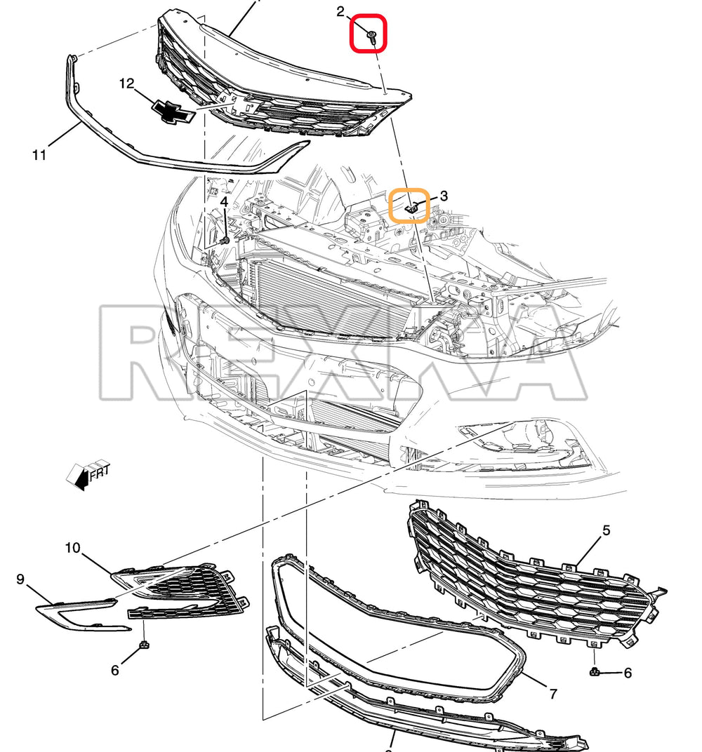 Rexka 15pcs screws and U-nuts kit for easy repairs