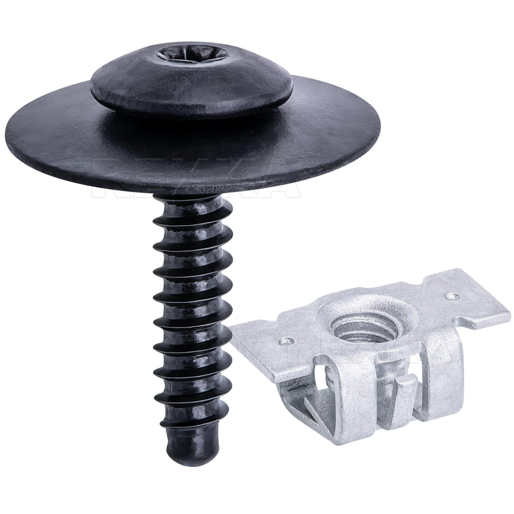 Rexka 20pc fender bracket kit for secure trim mounting.