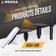 Rexka 6506007AA plastic rivets for firm flare mounting