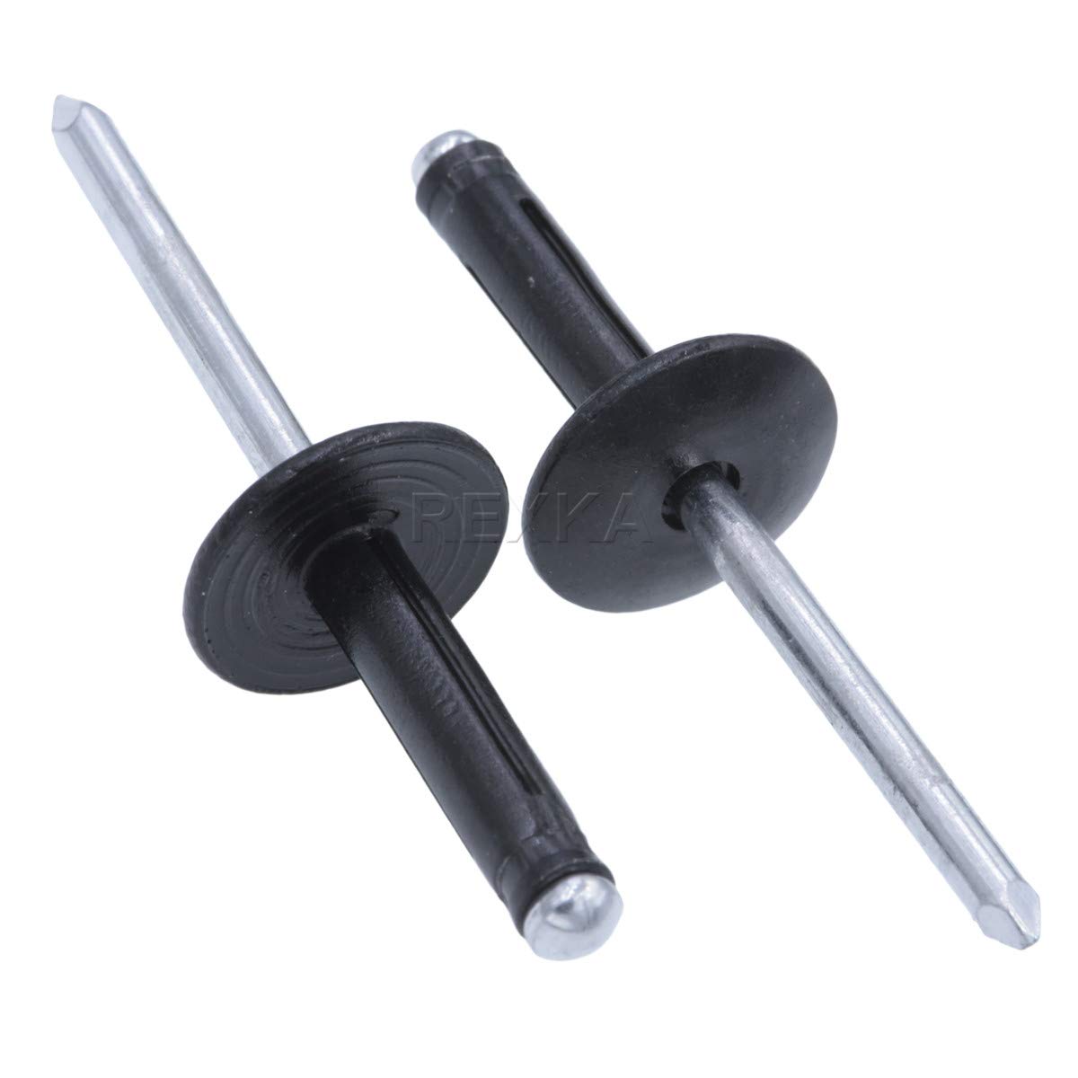 Rexka 30 pack aluminum rivets laid out for replacement