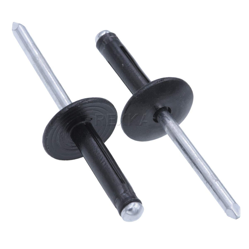 Rexka 30 pack aluminum rivets laid out for replacement