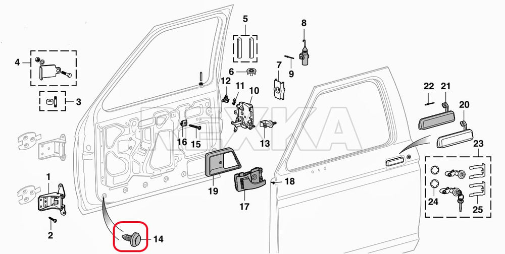 Rexka auto trim panel body remover aids fast DIY installations.