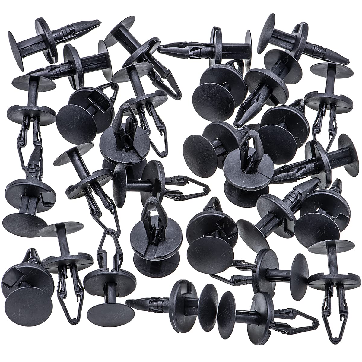 Rexka bumper retainer clips keeping bumper seams aligned during daily driving