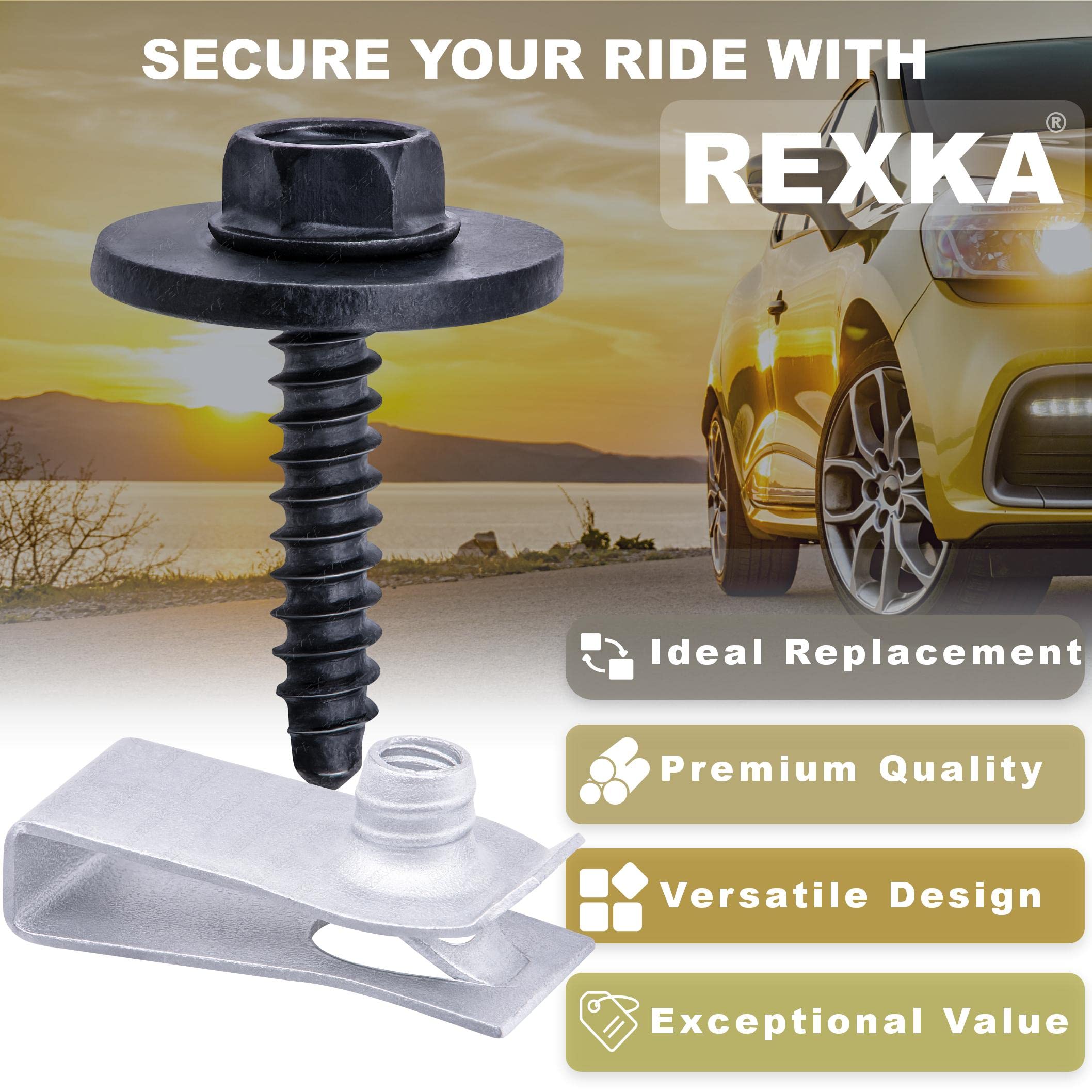 Rexka GM 11570498 fitment fasteners for broad vehicle compatibility