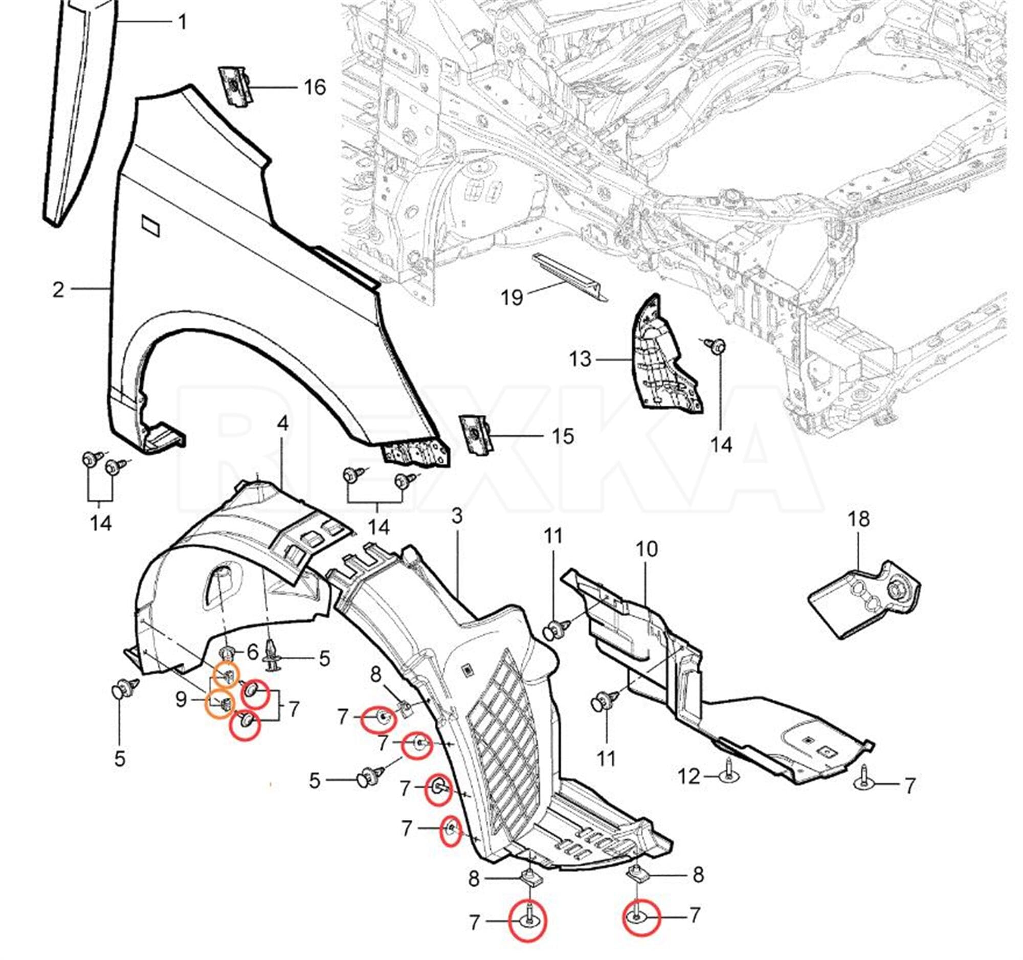 Rexka GM compatibility guide helps ensure proper fit.