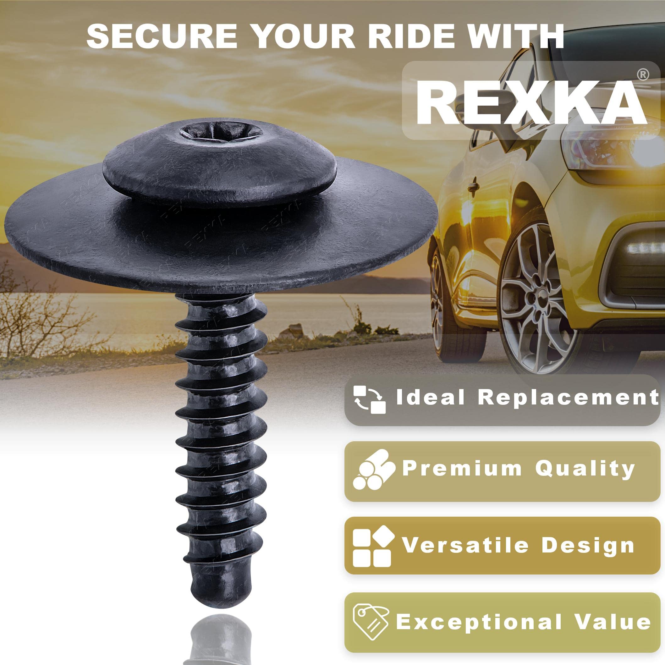 Rexka M4.2-1.41 screws for durable edge mounting.