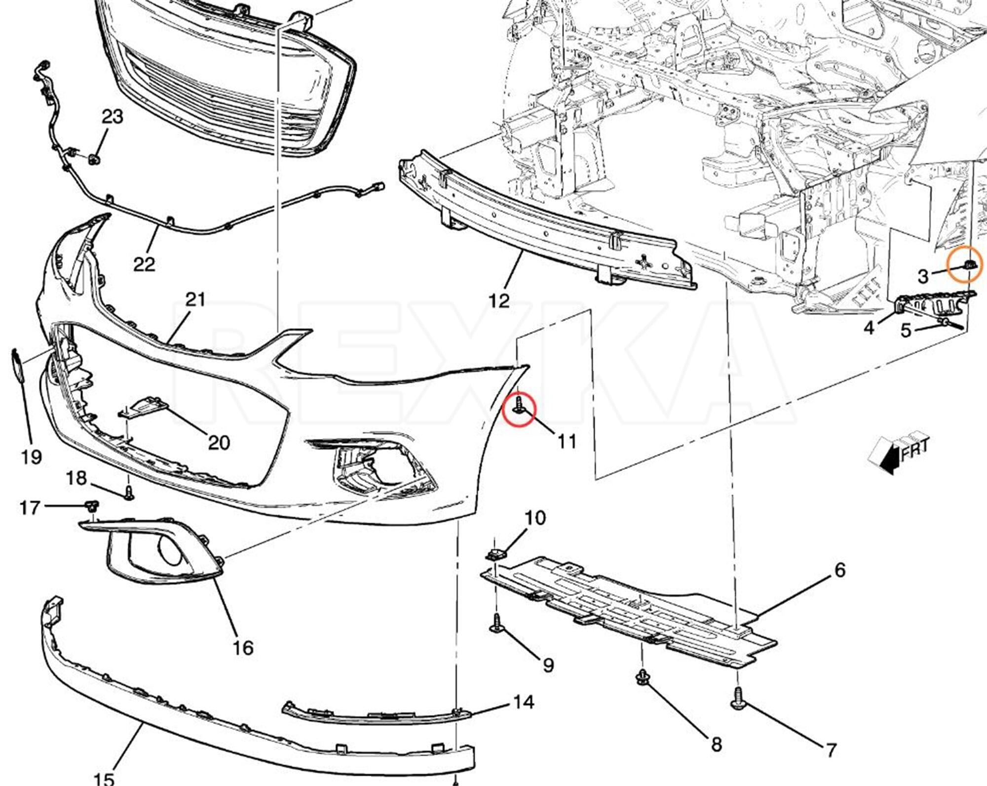 Rexka multipurpose fender fasteners for versatile reinforcement.