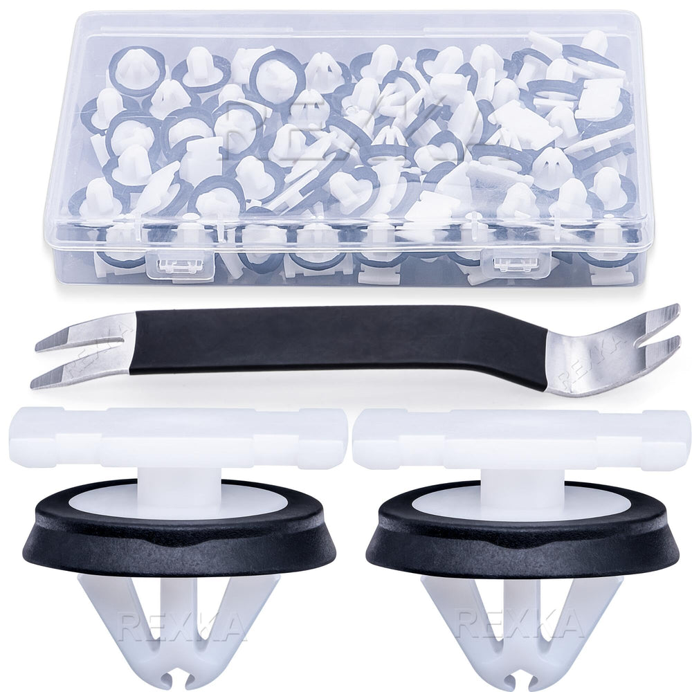 Rexka rocker panel clip close-up for secure trim attachment