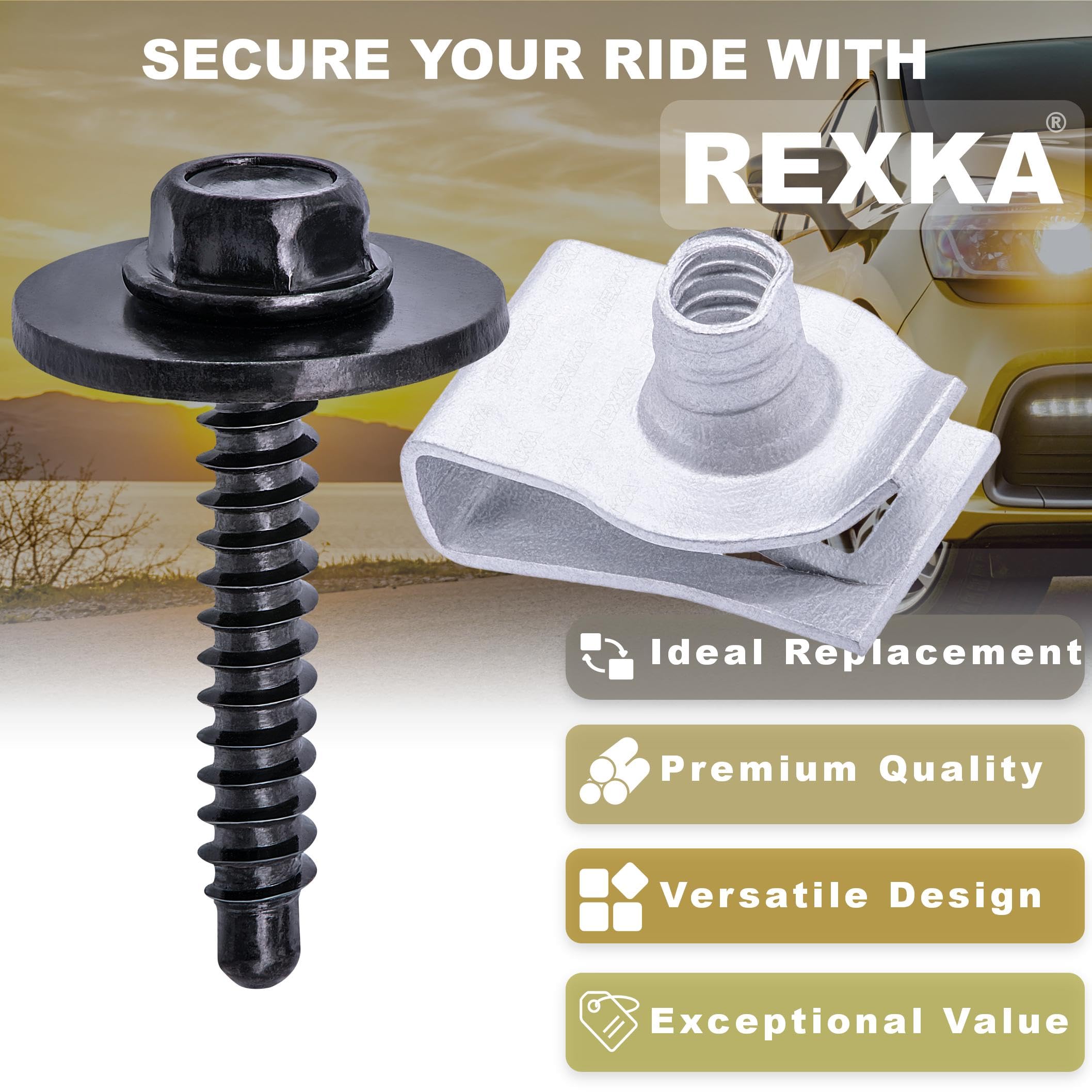 Rexka vehicle fitment list covers Buick, Cadillac, Chevrolet, GMC models.