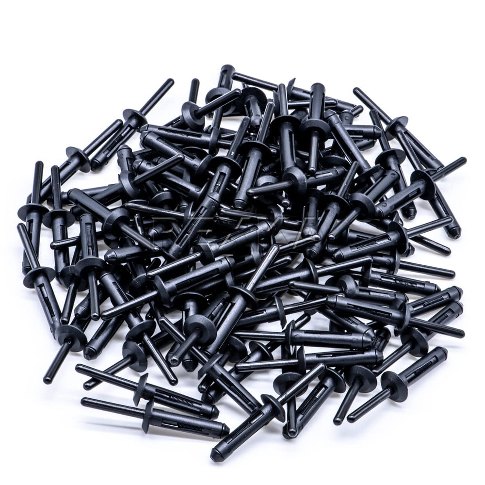 Rexka wheel-arch molding rivet simplifies trim and flare upgrades.