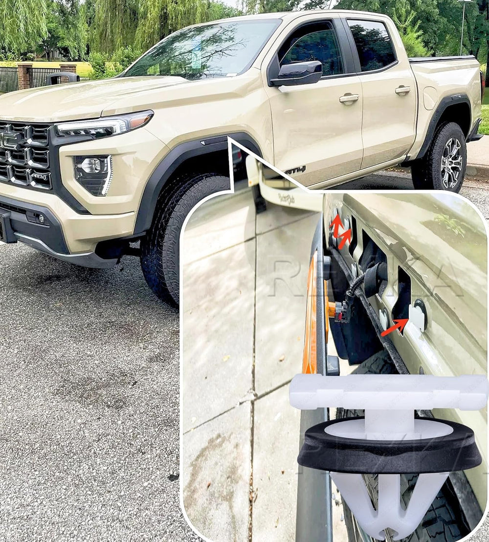 Rexka wheel opening molding clip installation guide