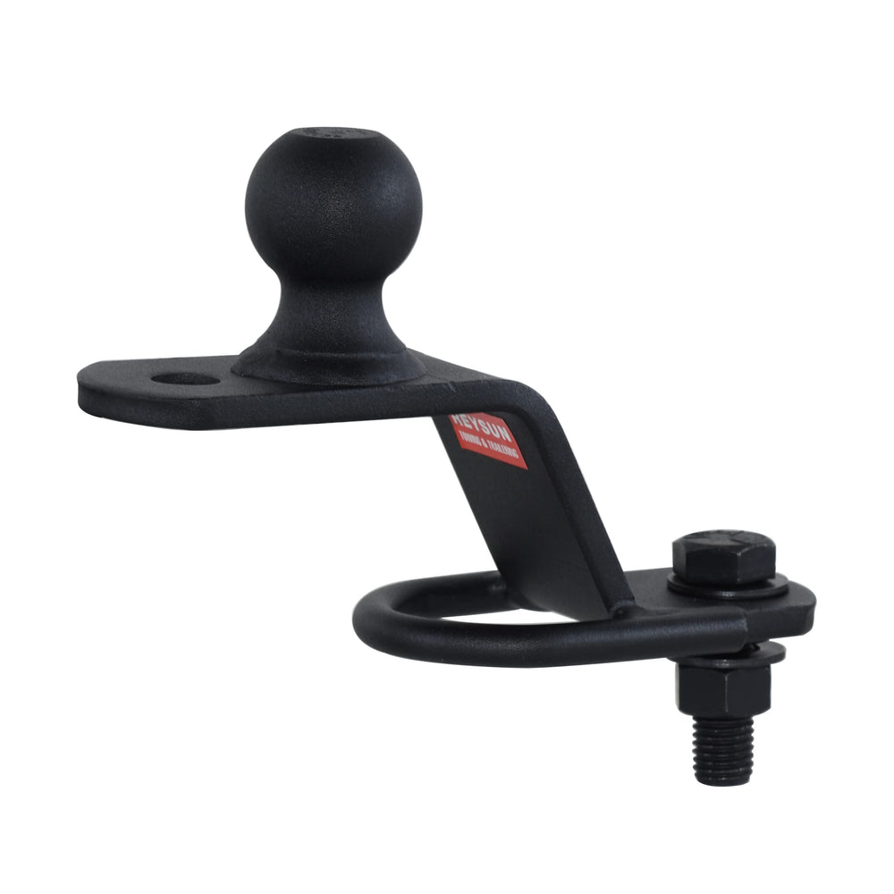REYSUN hitch adapter hook-loop supports tow straps for quick on-trail recoveries.