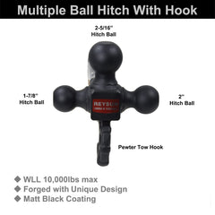 REYSUN 5/8 inch hitch lock included for added security