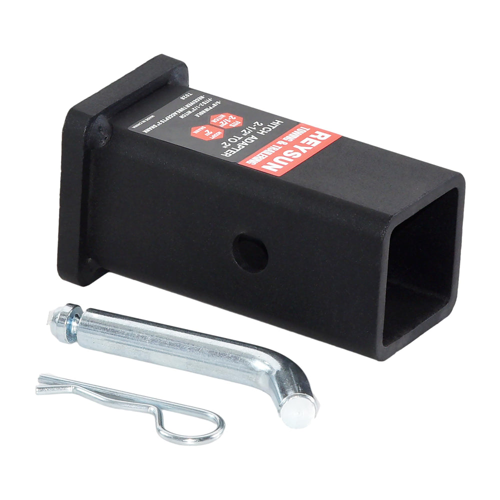 REYSUN universal 5/8 inch hitch pin hole ready for Class V hitch kit and clip.