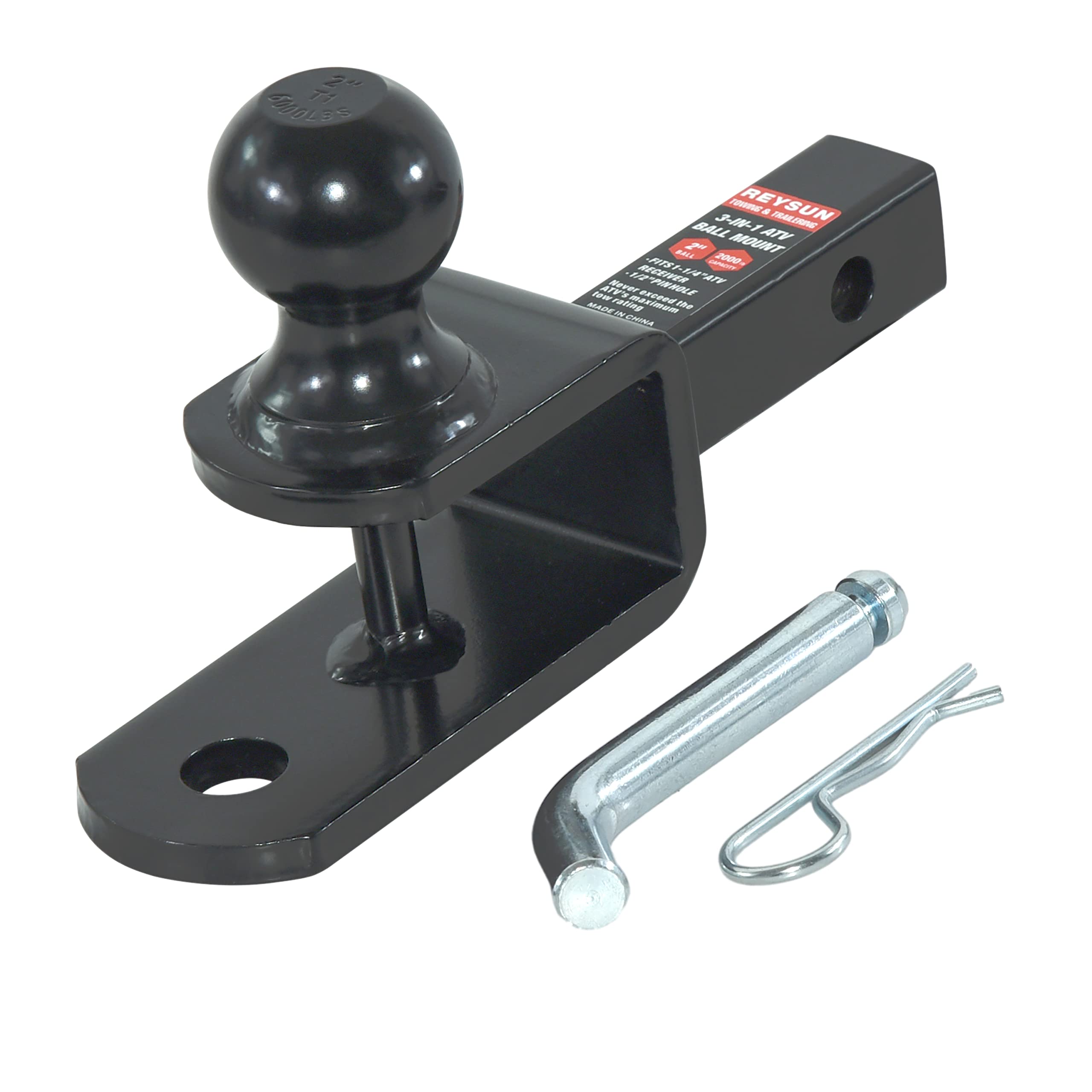 REYSUN 864031 includes hitch pin kit for quick setup.