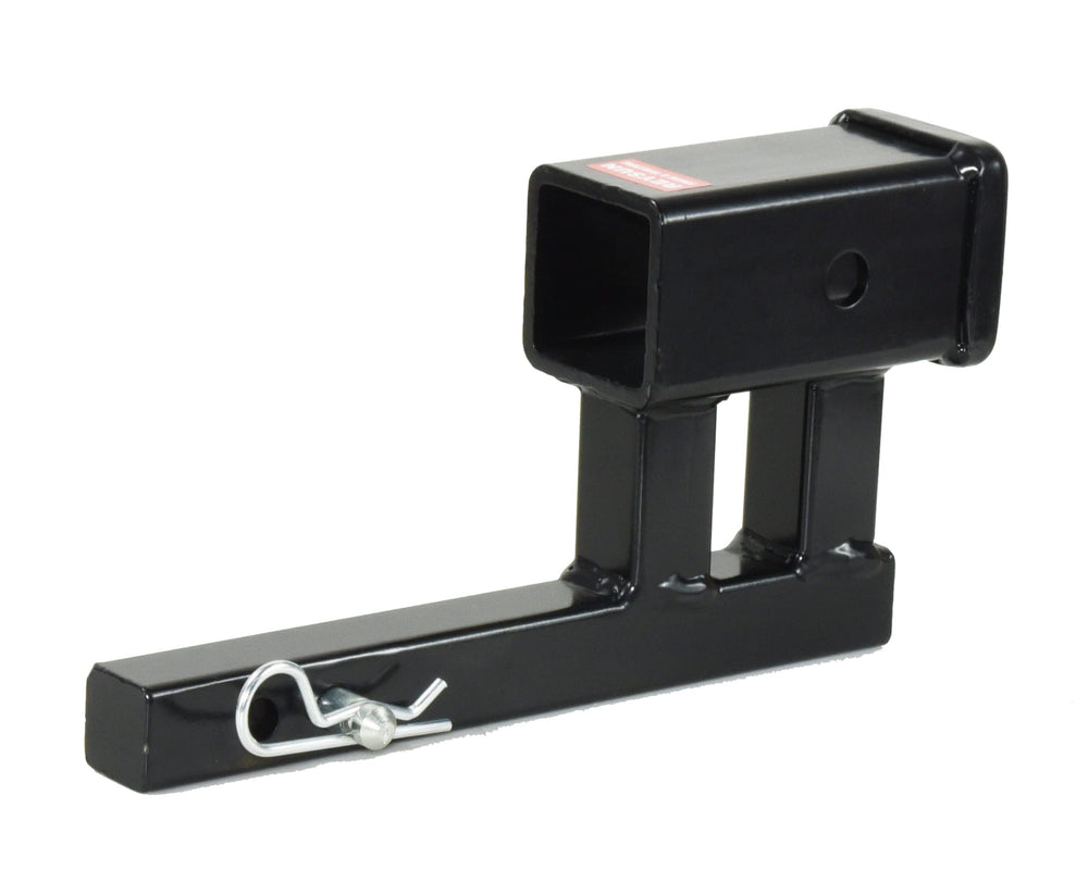 REYSUN 864125 adjustable length with two pin holes for bumper-safe mounting.