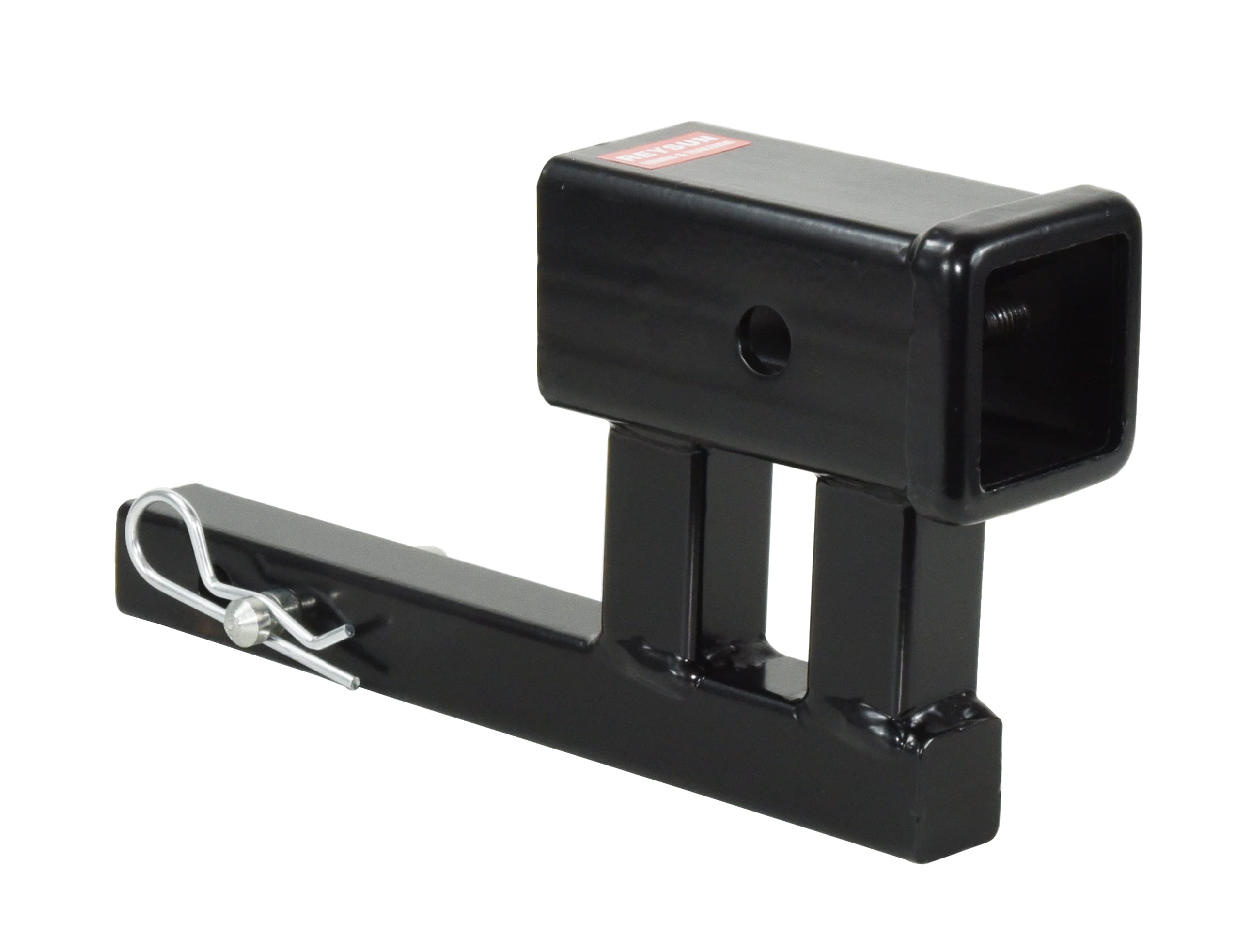 REYSUN 864125 rise and drop feature adds ground clearance for bike racks and cargo carriers.