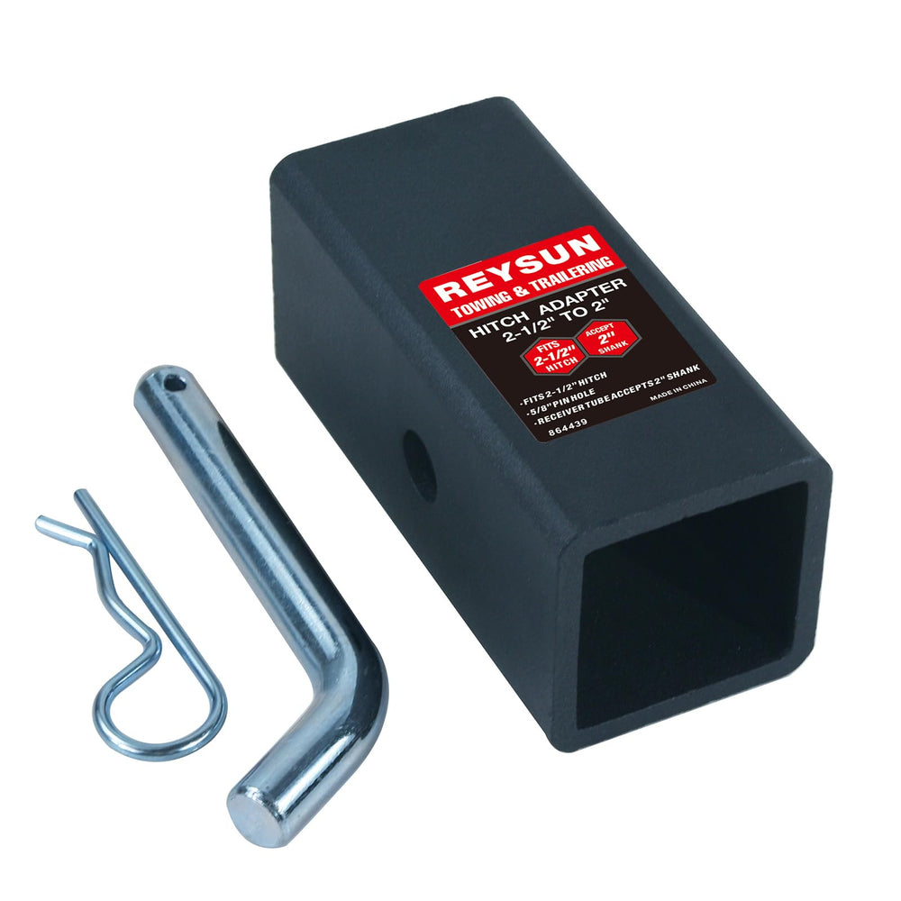 REYSUN black powder-coated finish resists dust and corrosion in outdoor use.
