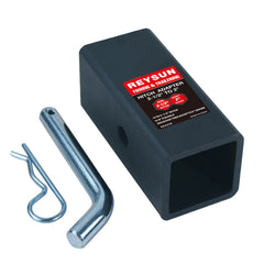 REYSUN black powder-coated finish resists dust and corrosion in outdoor use.