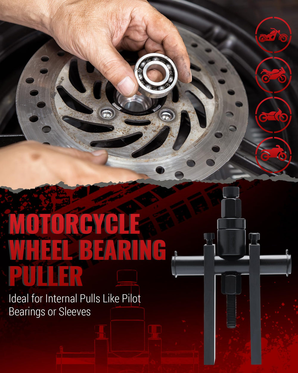 Reywoo 7-collet configuration enables versatile fits for various wheel bearings