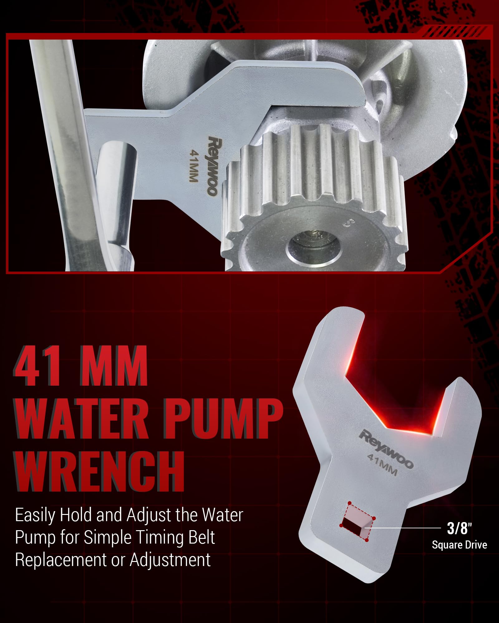Reywoo engine tensioner wrench ready for tensioner adjustment