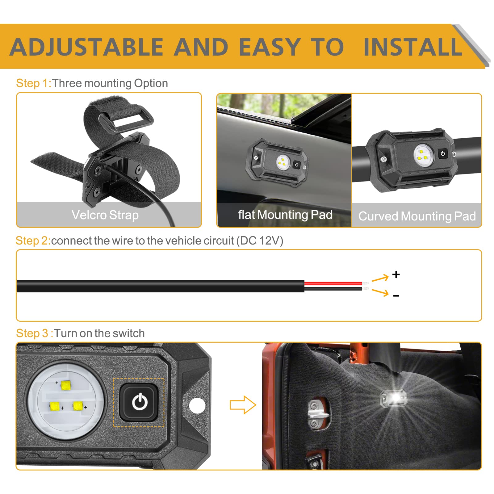 Rfroad Lighting aluminum housing ensures efficient heat dissipation and durability.