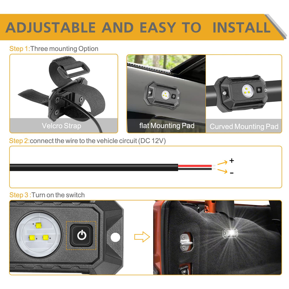 Rfroad Lighting aluminum housing ensures efficient heat dissipation and durability.