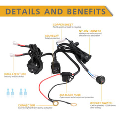 Rfroad Lighting nylon shell offers durable weatherproof protection