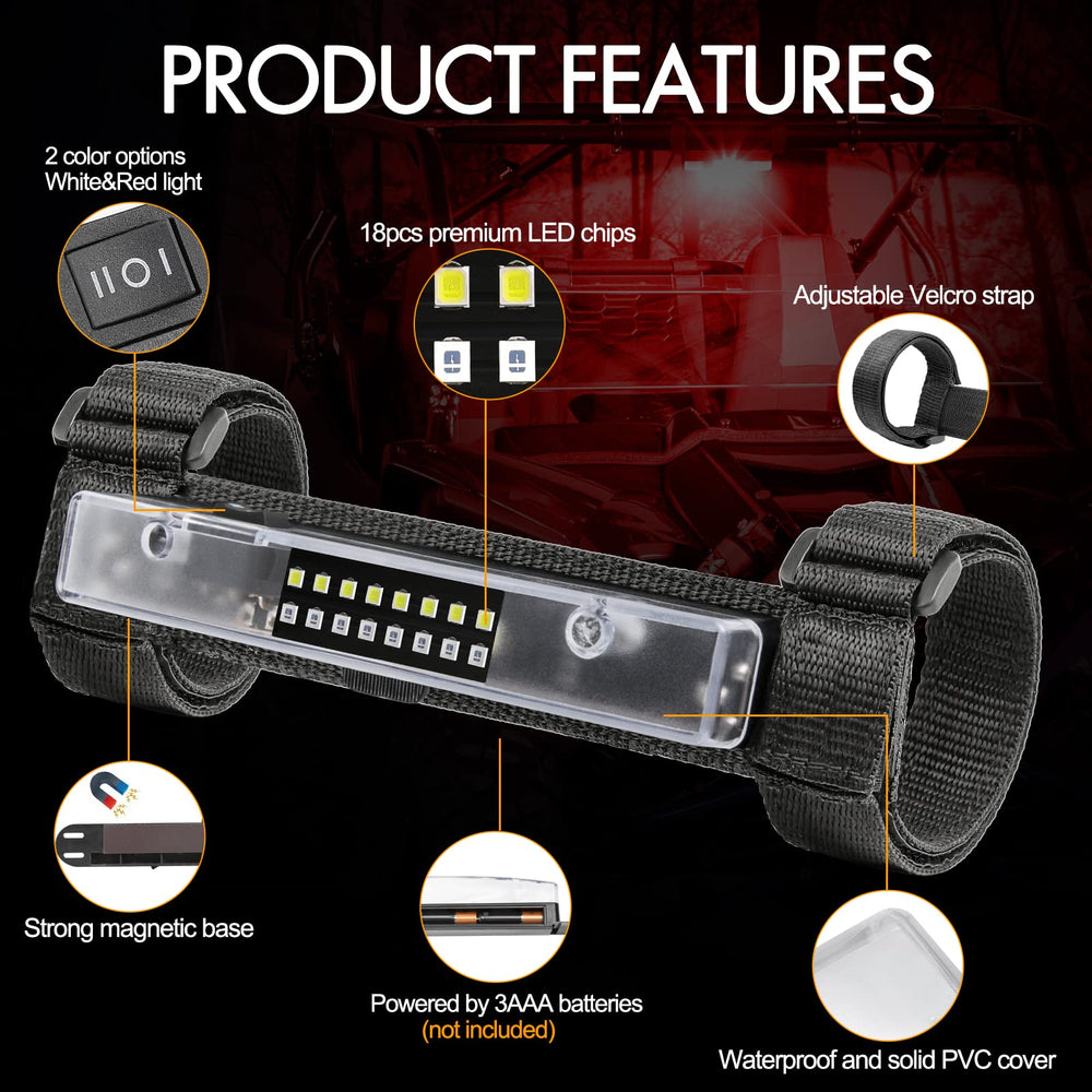Rfroad Lighting universal fitment light for vehicles including UTVs and trucks.
