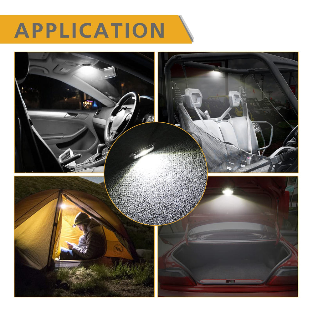 Rfroad Lighting Velcro strap mount enables quick, tool-free installation.