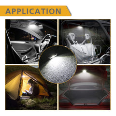 Rfroad Lighting Velcro strap mount enables quick, tool-free installation.