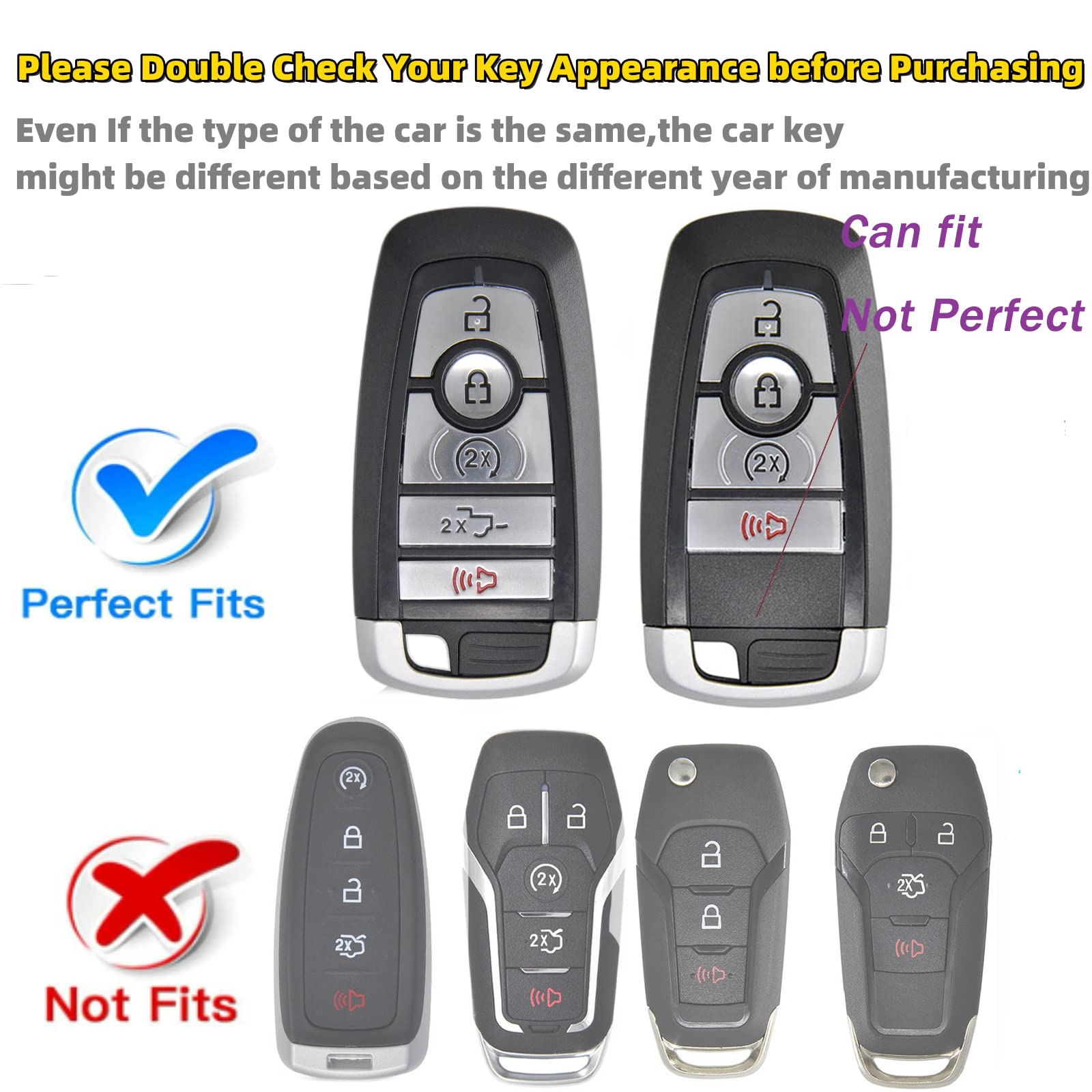RFSRZ Ford key fob case provides full coverage for daily use.