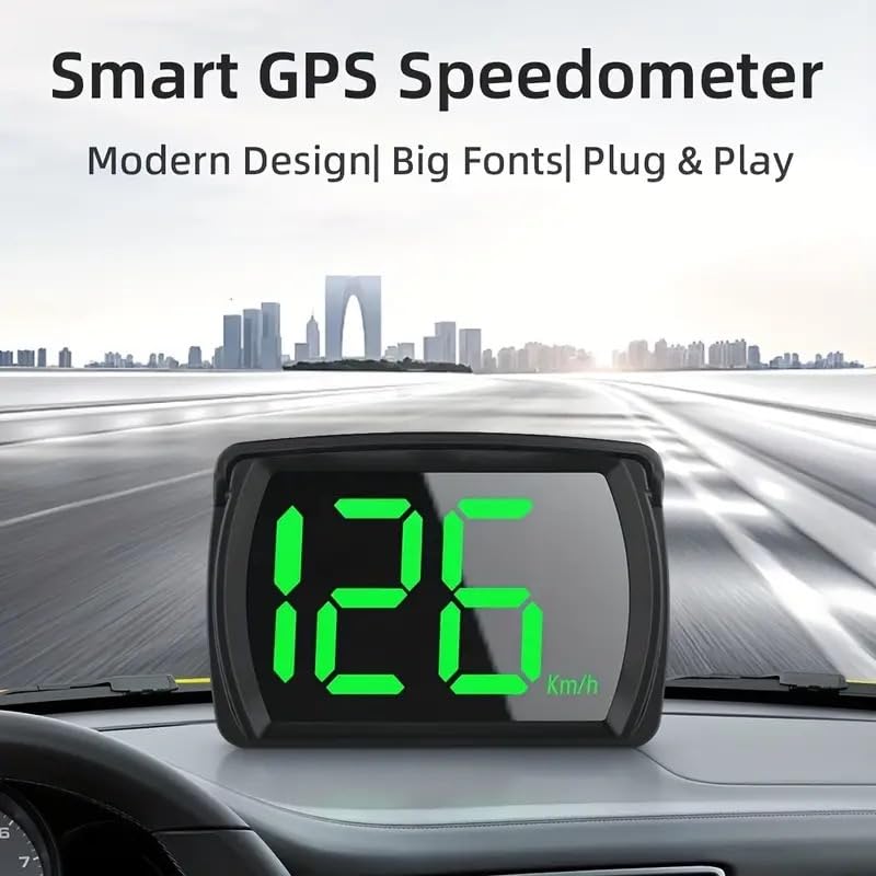 RGZOCT HUD LED speed visibility for day and night driving.