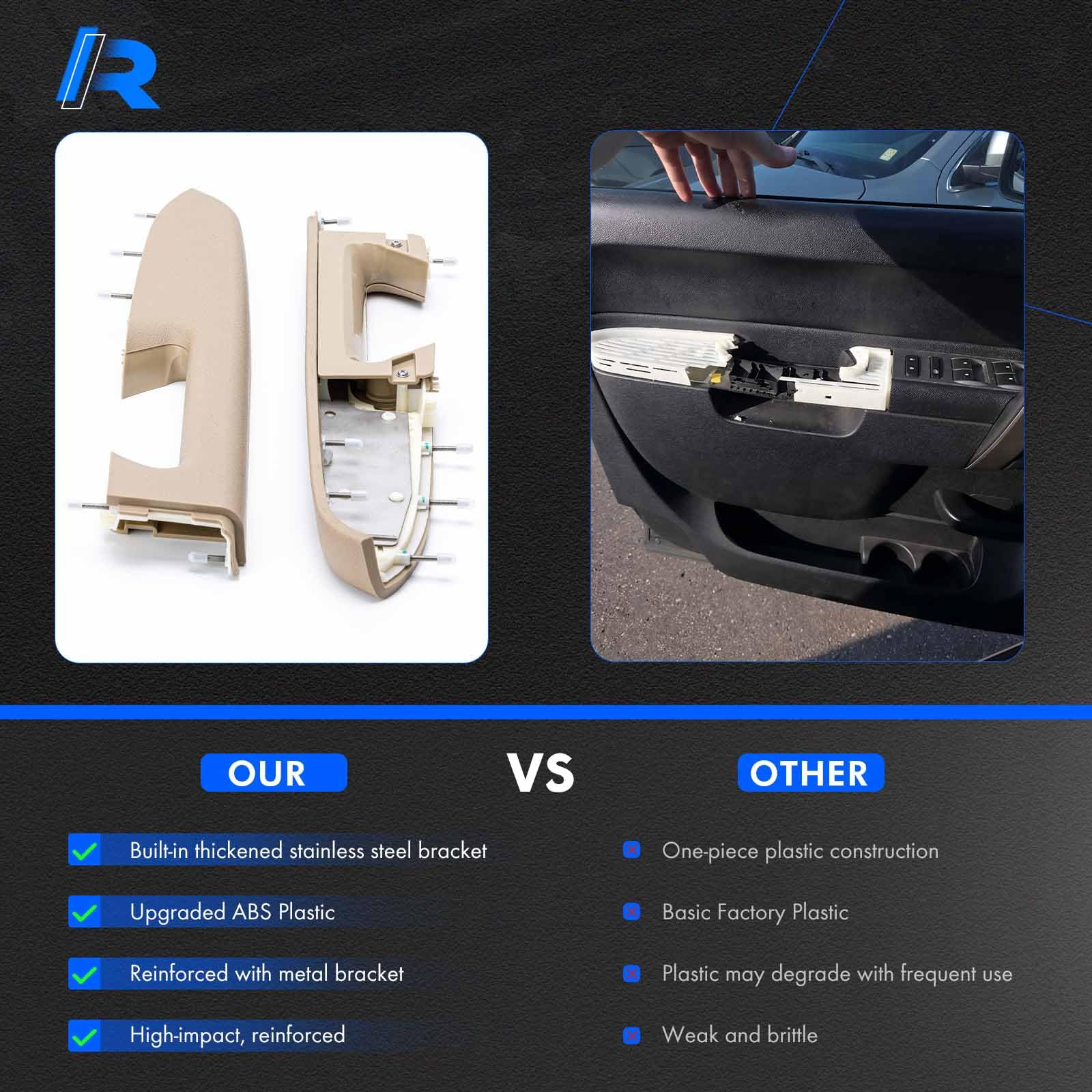 RHAOCZIYAUTO armrest replacement simplifies maintenance