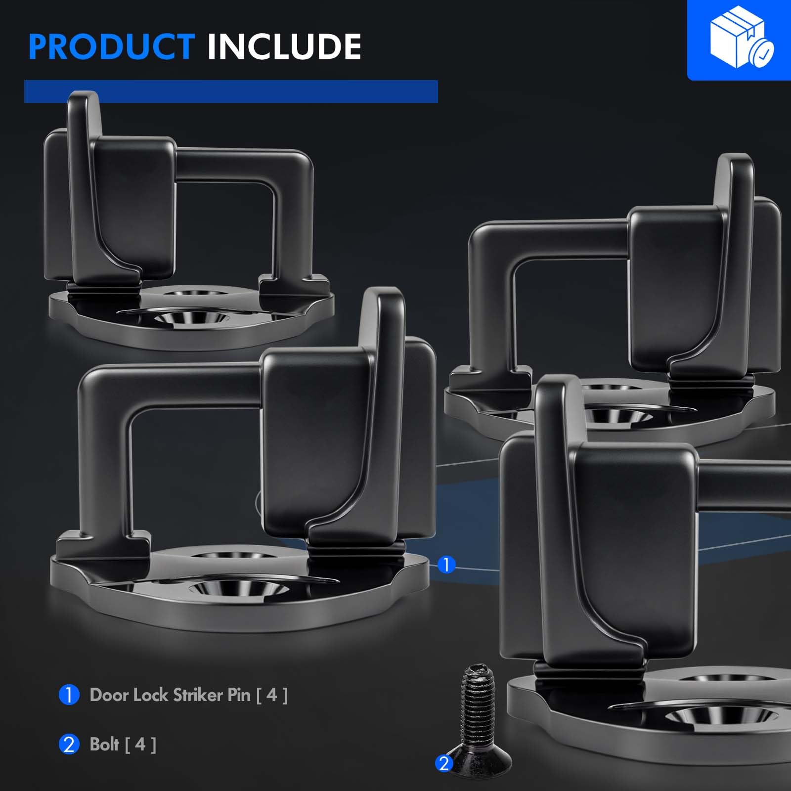 RHAOCZIYAUTO 4-piece pack offers complete replacement set.