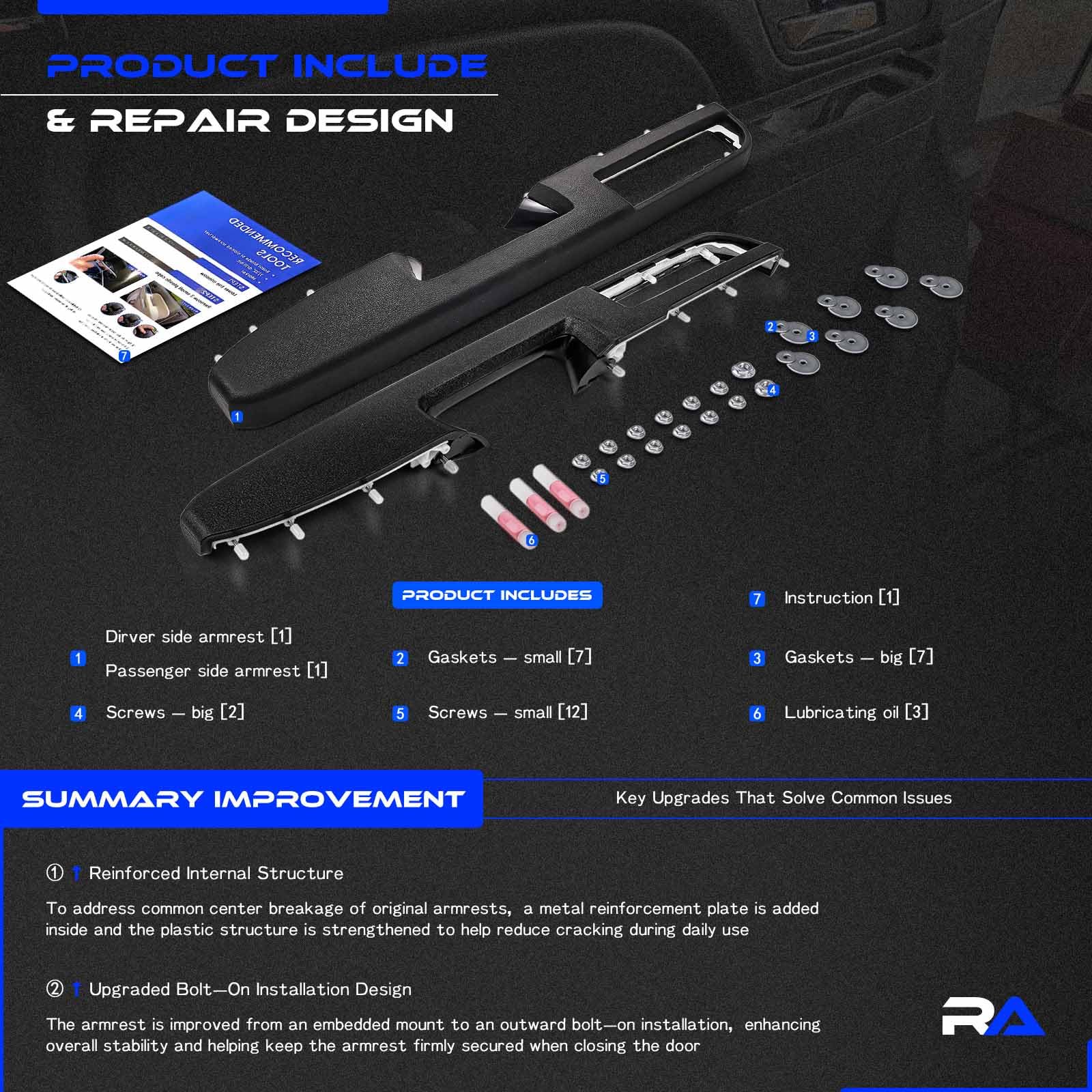 RHAOCZIYAUTO 80994 durable interior component for long-lasting use.