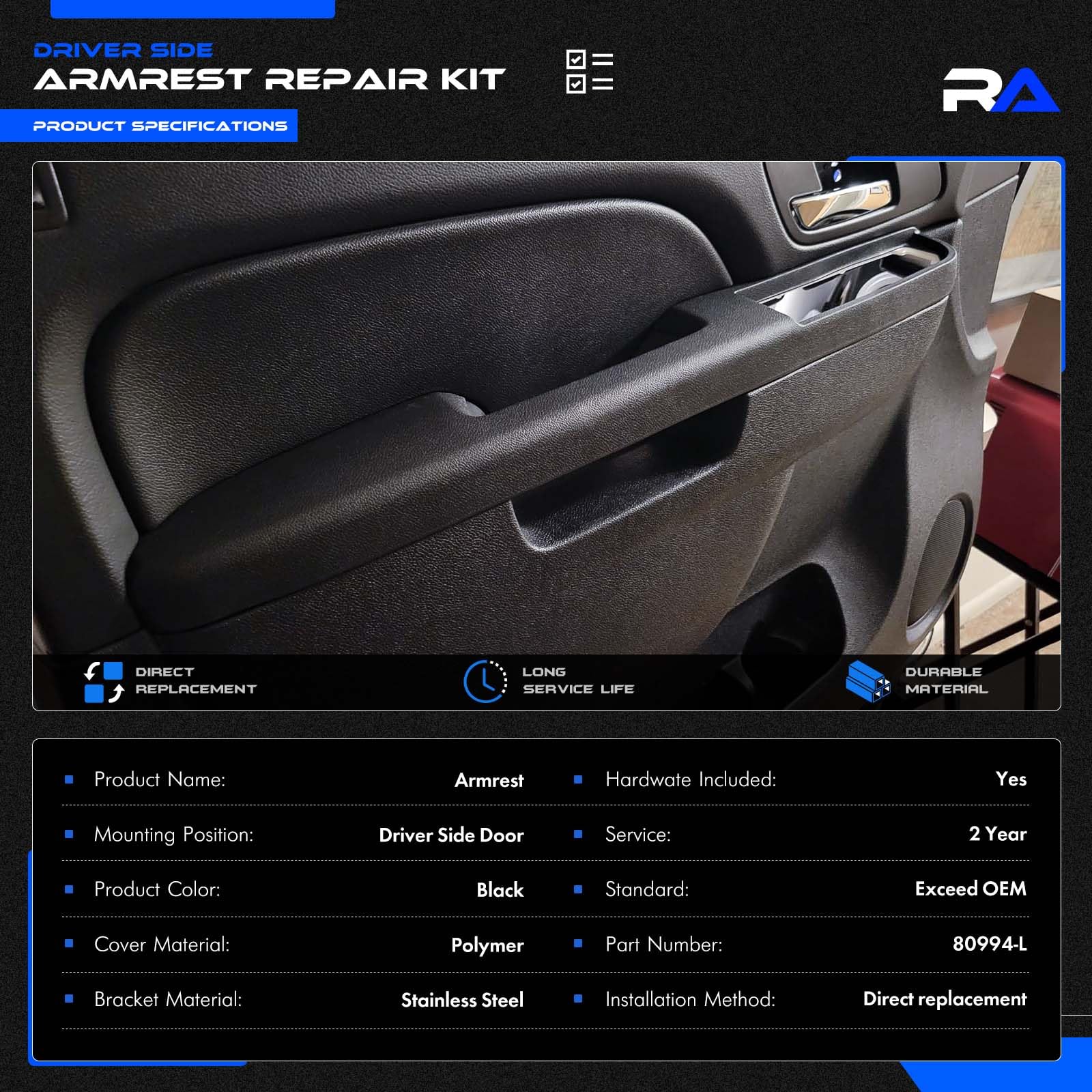 RHAOCZIYAUTO compatibility chart confirms model coverage for GM vehicles