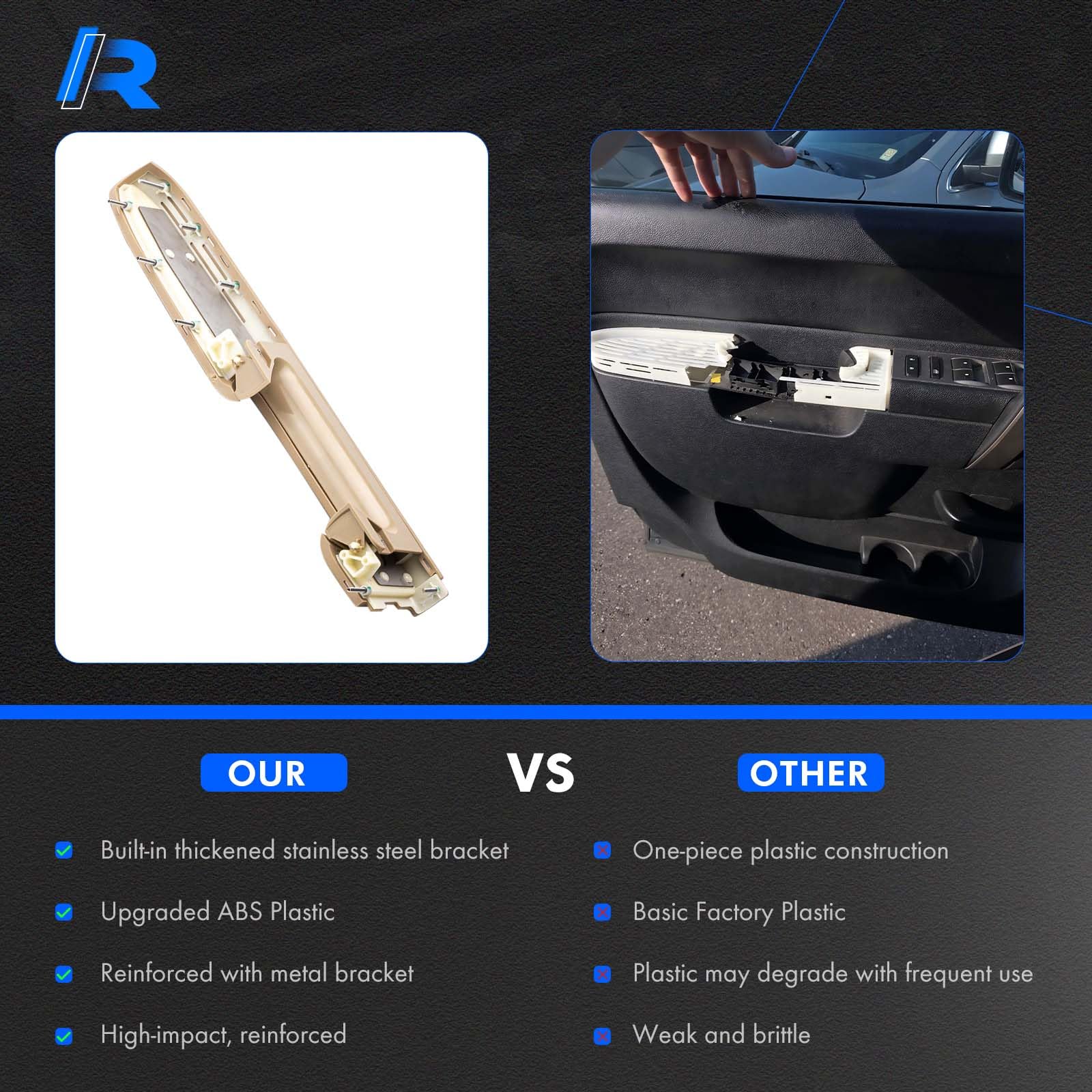 RHAOCZIYAUTO GM Chevy Sierra Silverado compatibility ensures a precise fit.