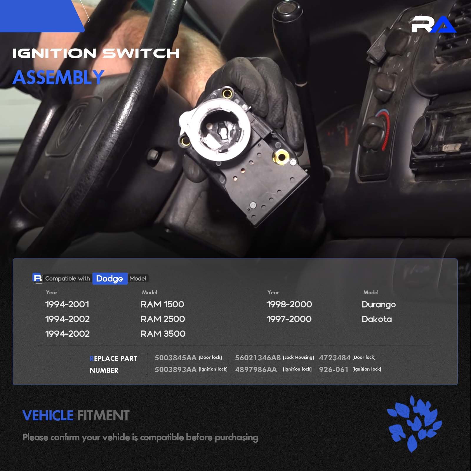 RHAOCZIYAUTO ignition housing unit provides durable protection for electrical connections